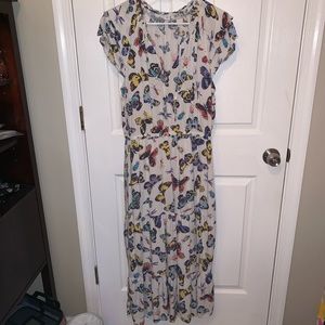 Old Navy Tiered Maxi Dress - Multicolor - Size L